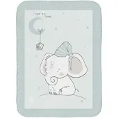 Kikkaboo Elephant Time Super Soft Baby Blanket 80/110 Cm Clair Enfants
