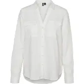 Vero Moda Chemisier 'LINN BUMPY' blanc