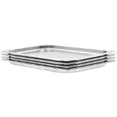 vidaXL Récipients Gastronorm 4 pcs GN 1/1 20 mm acier inoxydable
