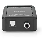 Nedis Convertisseur audio numérique | unidirectionnel | Entrée de connexion : alimentation DC / entrée HDMI | Sortie de connexion : 1x Coax Audio / 1x TosLink femelle | Automatique | Anthracite