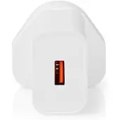 Nedis Wall Charger Quick Charge Feature QC3.0 3.0 A Number of outputs: 1 USB-A 18 W Automatic Voltag