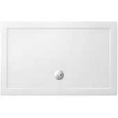 Crosswater Showertray receveur de douche 120x80x4cm rectangulaire blanc ST0R81200