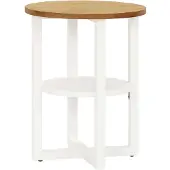 vidaXL Table de lampe 40x50 cm Bois de chêne massif