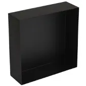 Plieger Inbox gebaut -in -Tennis - gebaut -up -Tennis - Edelstahl - 30x30x10 cm - mattschwarz (43300