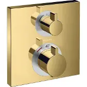 Hansgrohe Thermostat encastré Ecostat Square Set de finition 2 consommateurs PGO
