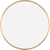 vidaXL Miroir mural Doré Ø 30 cm Rond