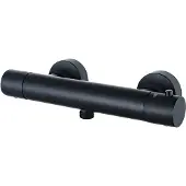 FortiFura Calvi Mitigeur thermostatique de douche mural Noir mat SW377839