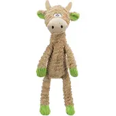 Trixie 2x Jouet pour chien Vache, 50 cm, Beige (Jouet à mâcher pour chiens)