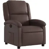 vidaXL Fauteuil relax brun similicuir