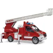 BRUDER MB Sprinter pompiers+échelle+pompe św/dźw 02673
