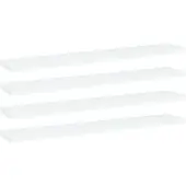 vidaXL Panneaux de bibliothèque 4 pcs blanc bois d’ingénierie