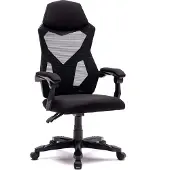 VDD Gaming Chaise pivotante Fresno - chaise gaming - noir