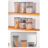 Hermia Concept , Alesta- FRM1178, Anthracite, boîtes à provisions, 100% plastique