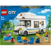 LEGO 60283 City Véhicules puissants Camping-car de vacances avec minifigures