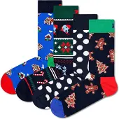 Happy socks Gingerbreads Gift Set Half Long Socks 4 Pairs Multicolore EU 36-40