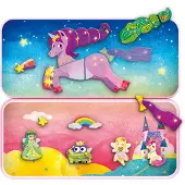 MierEdu Puzzle magnétique de voyage Licorne