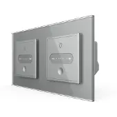 Livolo Nombre de glissières | Commutation | Maison intelligente | Gris | | Voir ici!