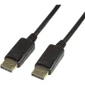 Logilink CV0077 Câble DisplayPort 1.2 Ultra HD 3D 4K2K/60Hz Noir