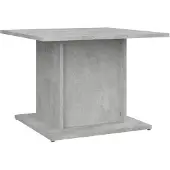 vidaXL Table basse gris béton 55,5x55,5x40 cm Bois composite