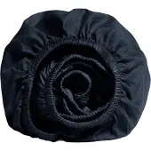 Yumeko - Drap housse - Satin De Coton - 90x210x30 - Bleu