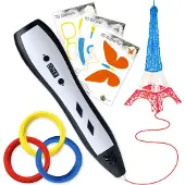 3D&Print 3D Pen Starterspakket Pro - 3 d Pen Vullingen PLA, ABS - LCD - 6 Standen - Advanced - Nano
