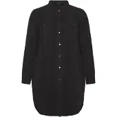 Vero moda Sila Mix Long Sleeve Dress Noir 44 Femme