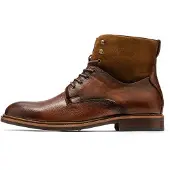 Kazar Bottines à lacets marron châtaigne / ocre