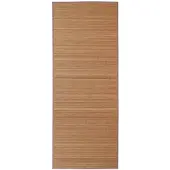 vidaXL Tapis en bambou marron à latte rectangulaire 150 x 200 cm