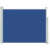 vidaXL Auvent latéral rétractable de patio 140x500 cm Bleu