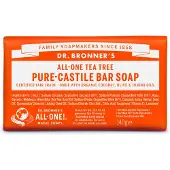 Dr. bronner's Tea Tree Pure-Castile Magic Bar Soap 140 g Savon