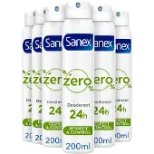 Sanex 6 x Deospray Zero % Normal (6 x 200 ml)