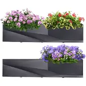 Niceey Verticale Tuin - Set van 2 - Plantenbakken - Zwart