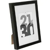 Atmosphera Cadre photo en Bois Noir pour Photo 21 x 30 cm