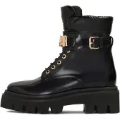 Kazar Bottines à lacets or / noir