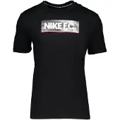 Nike Hommes, T-shirt de sport, NK Fc Tee Seasonal Block T-shirt Homme Noir DH7444 010 L (L), Noir, L
