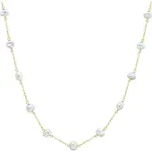 Valero Pearls Chaîne or / blanc