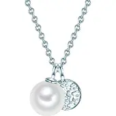 Valero Pearls Chaîne argent / blanc perle