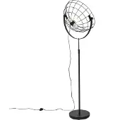 QAZQA Lampadaire industriel noir 50 cm réglable - Hanze