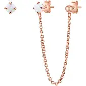 Glanzstücke Boucles d'oreilles or rose