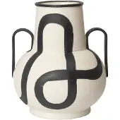 Ferm Living - Trace Vase Off-White