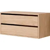 New Works Cabinet Armoire Basse avec Tiroirs Oak