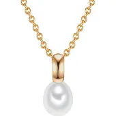 Valero Pearls Chaîne or / blanc perle