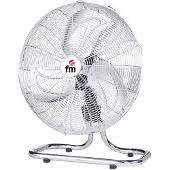 Grupo FM Ventilateur de Bureau FG45 120W Gris Métal