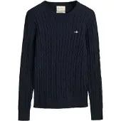 Gant Pull-over bleu marine / rouge feu / argent / blanc