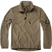 Brandit Pull-over 'Troyer Ripstop' olive / noir