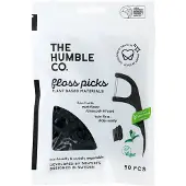The Humble Co. Porte-fils Dentaires Charbon - 50 pièces