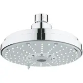 GROHE -Douche de tête RAINSHOWER Cosmopolitan, 15x21, 4 jets (normal, pur, pluie, shampoing), D160 mm, chromé Réf 27134000