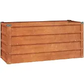 vidaXL Lit surélevé rouillé 100x40x45 cm acier corten