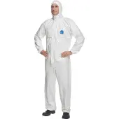 Dupont Tyvek 200 EasySafe Vêtement de protection chimique à capuche, Catégorie III, Type 5 et 6 (L)