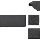 vidaXL Tapis de couloir Anthracite 80x150 cm